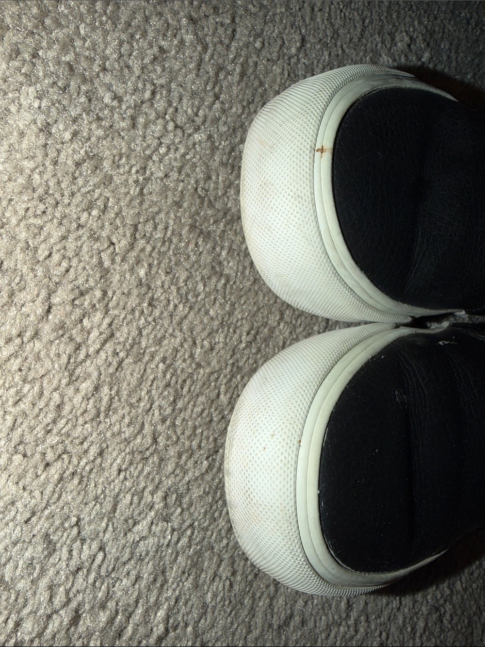 Vans slip on COMFORT shoes size 6 1/2 Black with White bottom - Picture 7 of 8